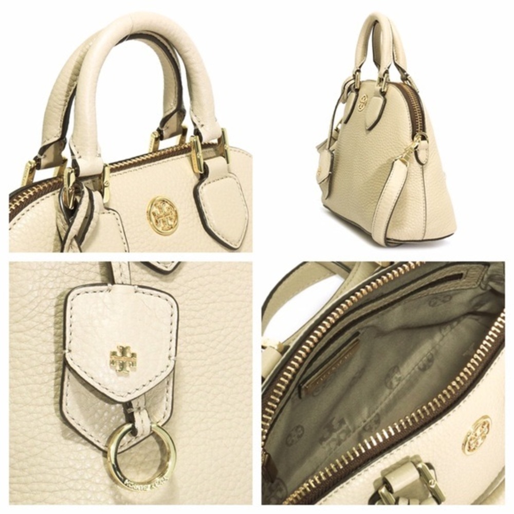 Tory Burch Robinson Pebbled Mini Dome Satchel - Picture 2 of 6